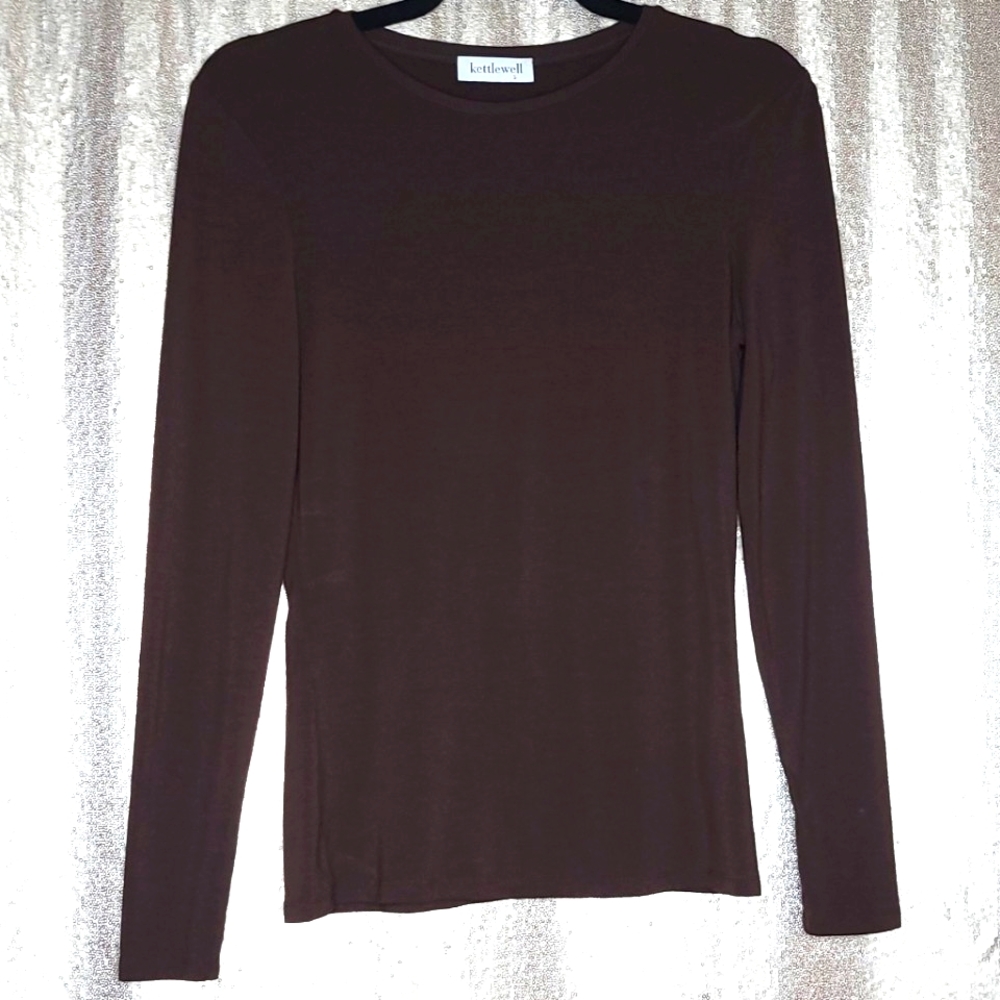 Kettlewell EUC S Silky Crew Neck Chocolate brown (Spring/Autumn) tee